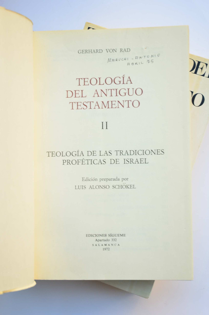 Libros: Teolog&iacute;a del Antiguo Testamento - RAD, Gerhard von - Foto 6