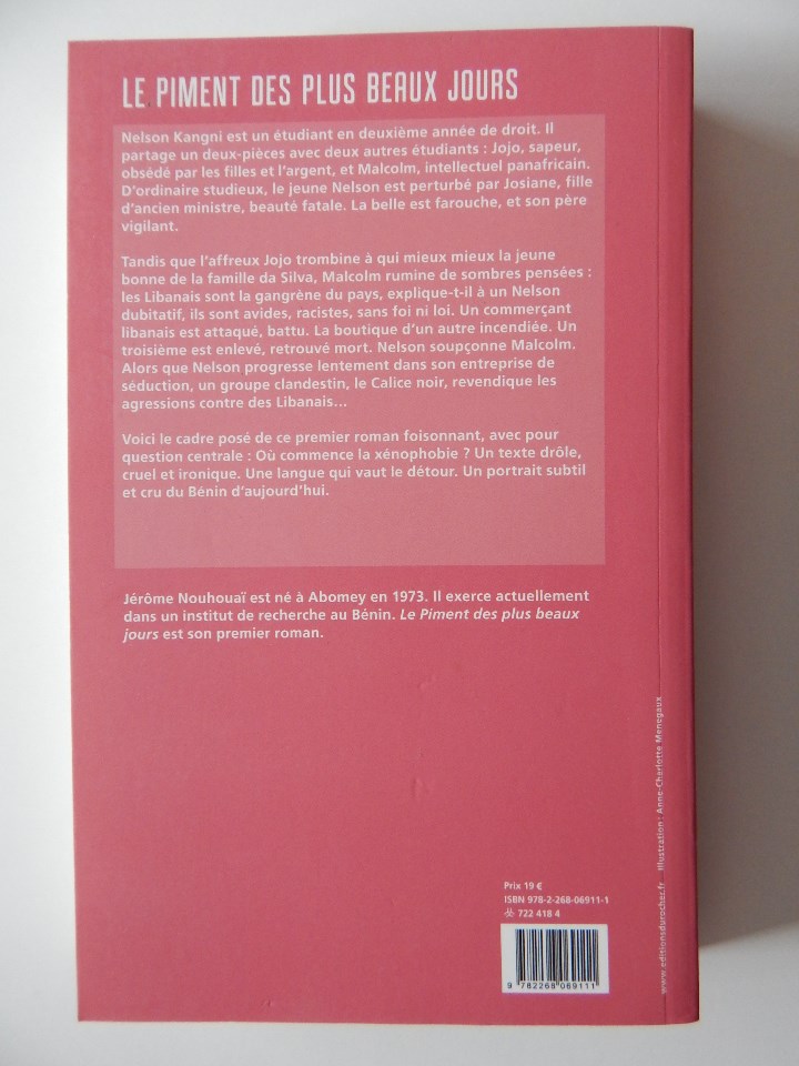 Libros: Le piment des plus beaux jours - J&eacute;r&ocirc;me Nouhoua&iuml; - Foto 2