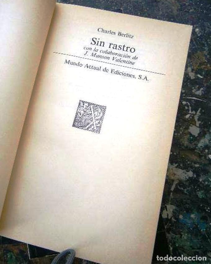 Libros: Libro Sin Rastro de Charles Berlitz MISTERIO - Foto 2