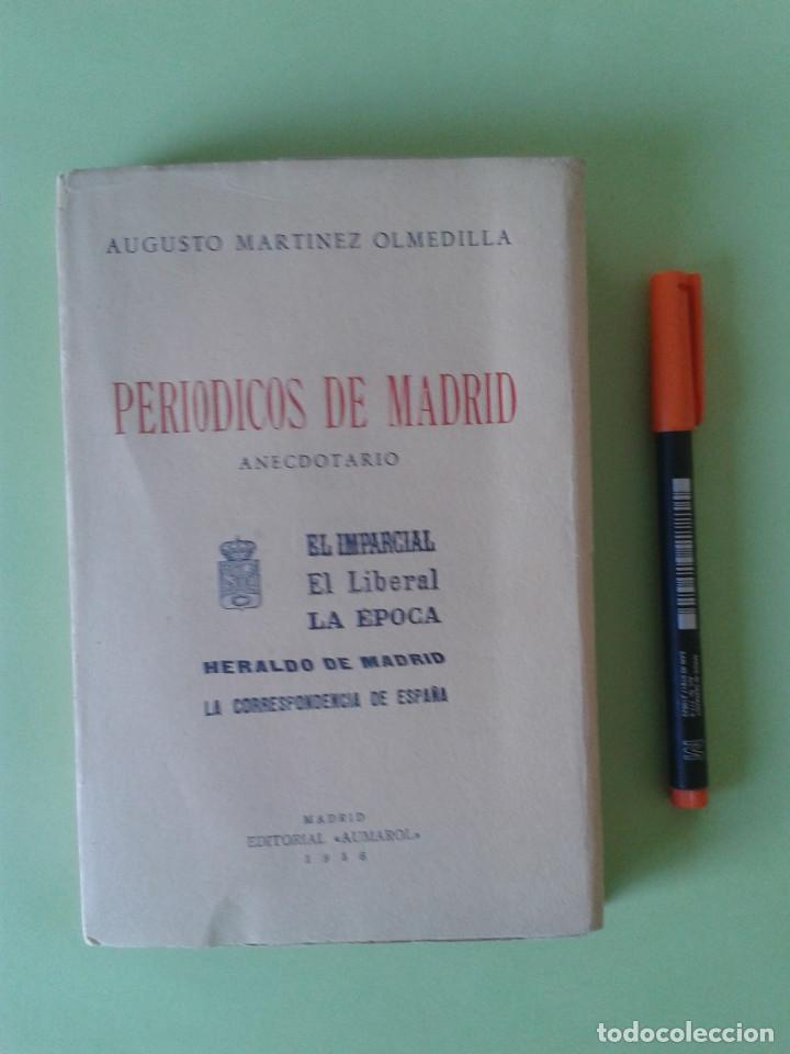 Libri di seconda mano: PERI&Oacute;DICOS DE MADRID. ANECDOTARIO