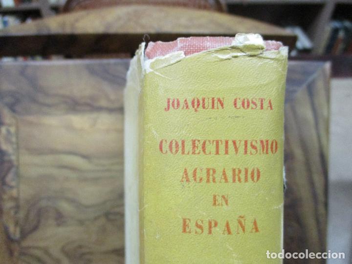Libros: COLECTIVISMO AGRARIO EN ESPA&Ntilde;A. - COSTA, Joaqu&iacute;n. - Foto 2