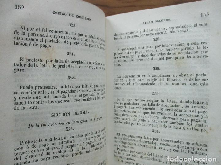 Libros: C&Oacute;DIGO DE COMERCIO, DECRETADO, SANCIONADO Y PROMULGADO EN 30 DE MAYO DE 1829. - Foto 4