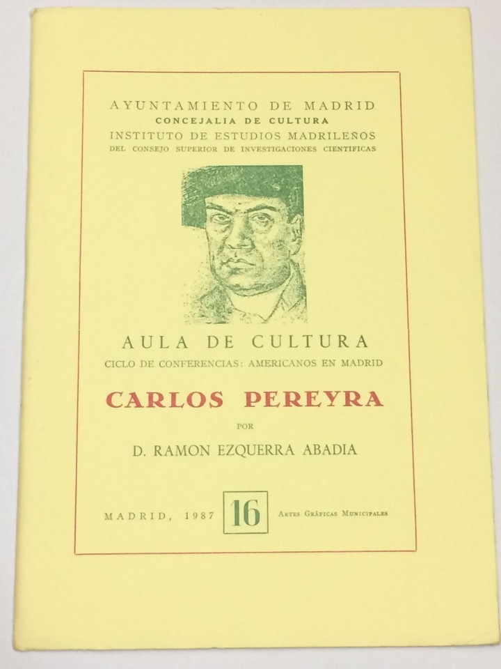 Libros: EZQUERRA ABAD&Iacute;A, Ram&oacute;n. - Carlos Pereyra. - Foto 1