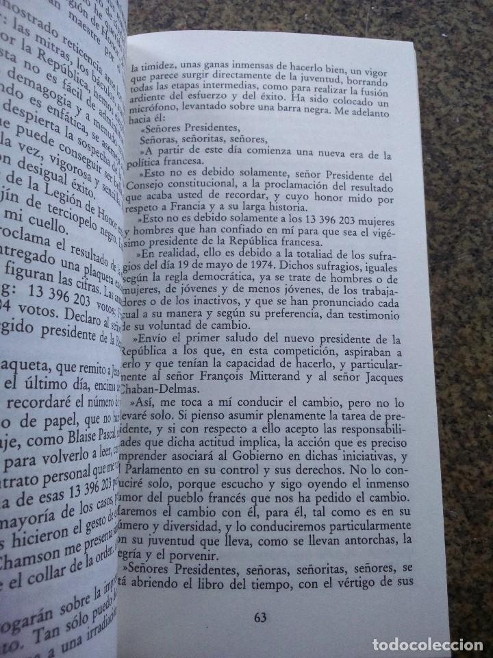 Libros: EL PODER Y LA VIDA -- VALEY GISCARD D, ESTAING -- EL PAIS / AGUILAR -- 1988 -- - Foto 2