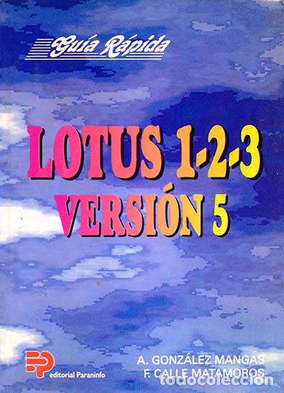 Libros: Lotus 1-2-3 vesi&oacute;n 5 - A. Gonz&aacute;lez Mangas - Foto 1