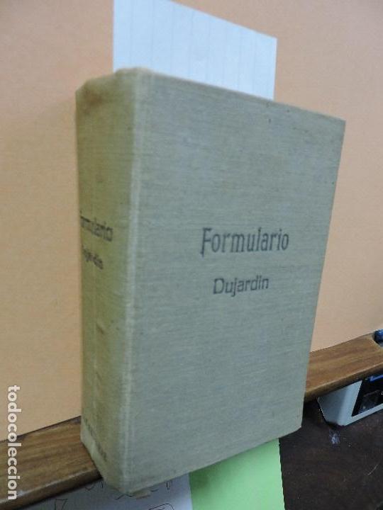 Libros: Formulario Dujardin. Ed. Bailly-Bailliere. - Foto 1