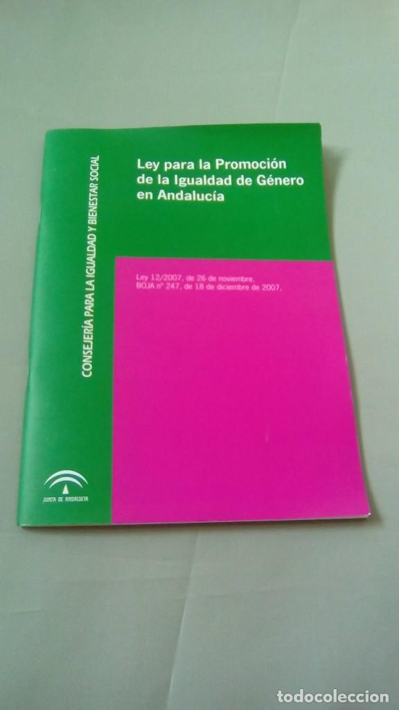 Libros: LEY PARA LA PROMOCION DE LA IGUALDAD DE GENERO EN ANDALUCIA
