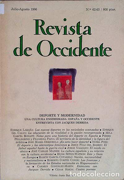 Libros: Revista de Occidente n&ordm; 62-63 - VVAA - Foto 1