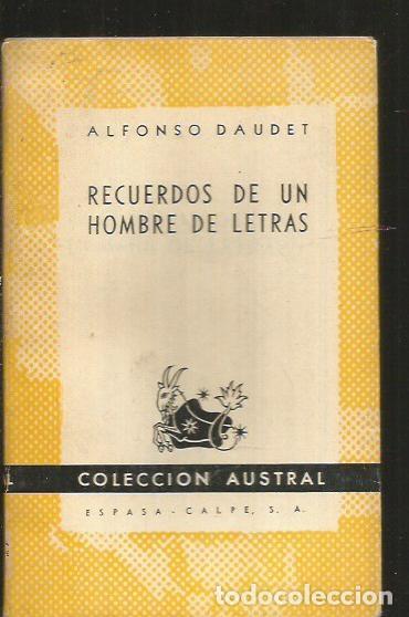 Libros: RECUERDOS DE UN HOMBRE DE LETRAS - DAUDET, ALPHONSE - Foto 2