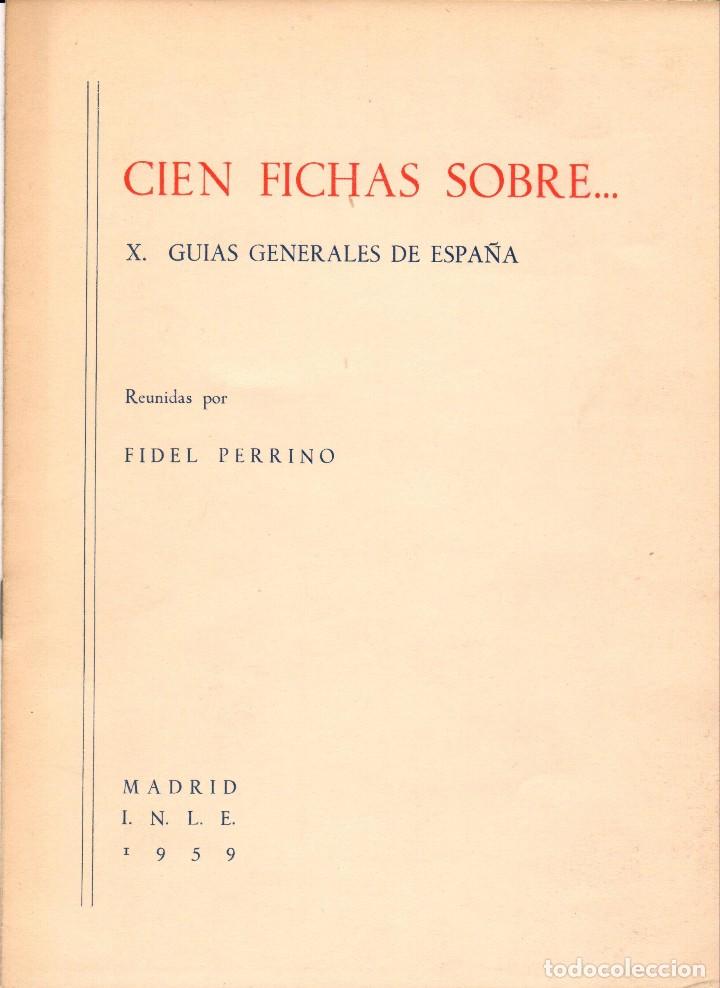 Libros: CIEN FICHAS SOBRE... GU&Iacute;AS GENERALES DE ESPA&Ntilde;A