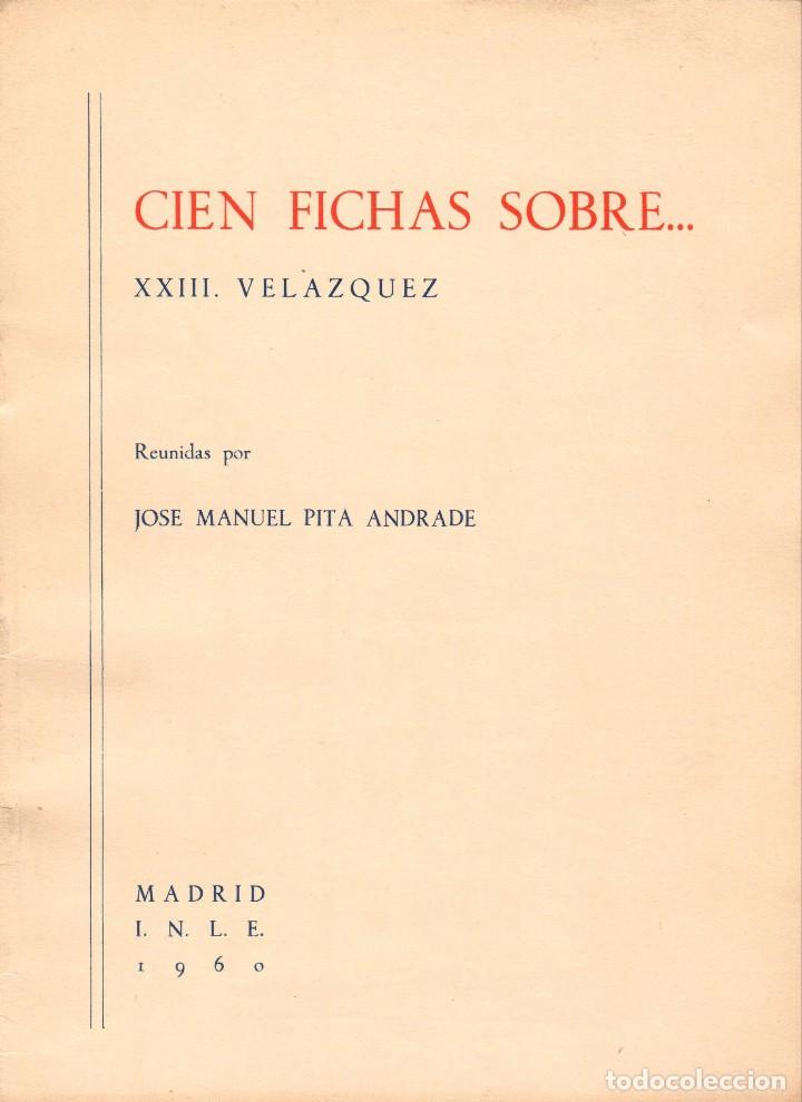 Libros: CIEN FICHAS SOBRE... VEL&Aacute;ZQUEZ - Foto 1