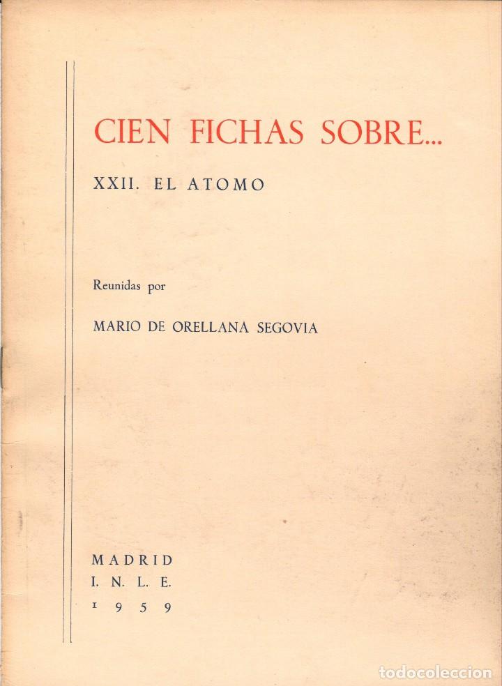 Libros: CIEN FICHAS SOBRE... EL &Aacute;TOMO - Foto 1