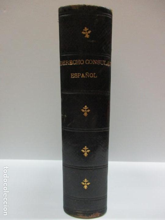 Libros: DERECHO CONSULAR ESPA&Ntilde;OL. - MALUQUER Y SALVADOR, Miguel. - Foto 3