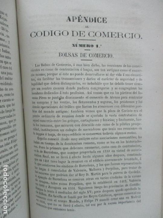 Libros: C&Oacute;DIGO DE COMERCIO, CONCORDADO Y ANOTADO, precedido de una INTRODUCCION hist&oacute;rico-comparada, y segui - Foto 5