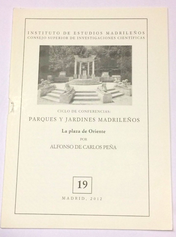 Libros: CARLOS PE&Ntilde;A, Alfonso de. - La Plaza de Oriente. - Foto 1