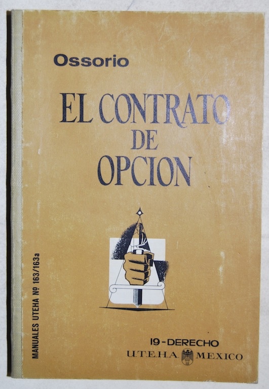 Libros: EL CONTRATO DE OPCION - OSSORIO, Angel - Foto 1