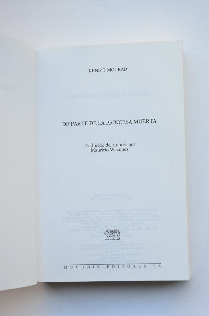 Libros: De parte de la princesa muerta - MOUNRAS, Reniz&eacute; - Foto 2