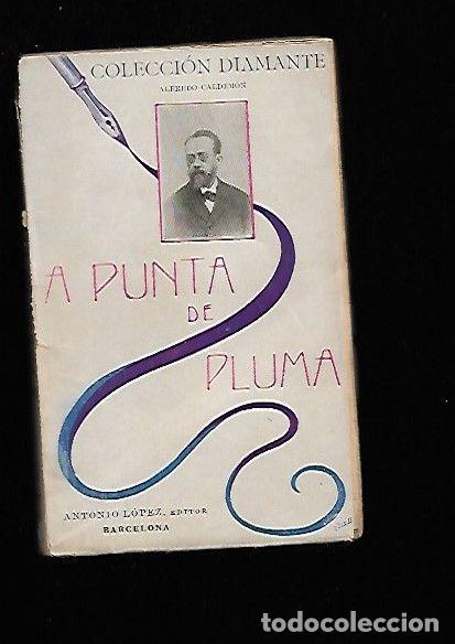 Libros: A PUNTA DE PLUMA - CALDERON, ALFREDO - Foto 1