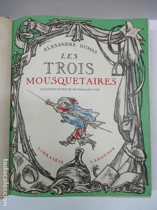 Libros: LES TROIS MOUSQUETAIRES. - DUMAS, Alexandre. - Foto 1