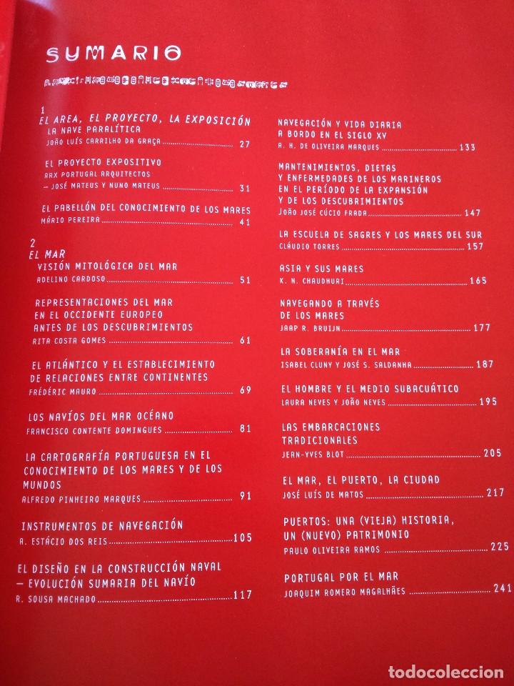Libros: PABELLON DEL CONOCIMIENTO DE LOS MARES -- ESPO,98 LISBOA -- - Foto 2