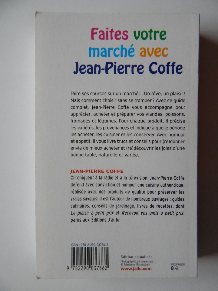 Libros: Faites votre march&eacute; avec Jean-Pierre Coffe - 2011 - Libro franc&eacute;s - Foto 3
