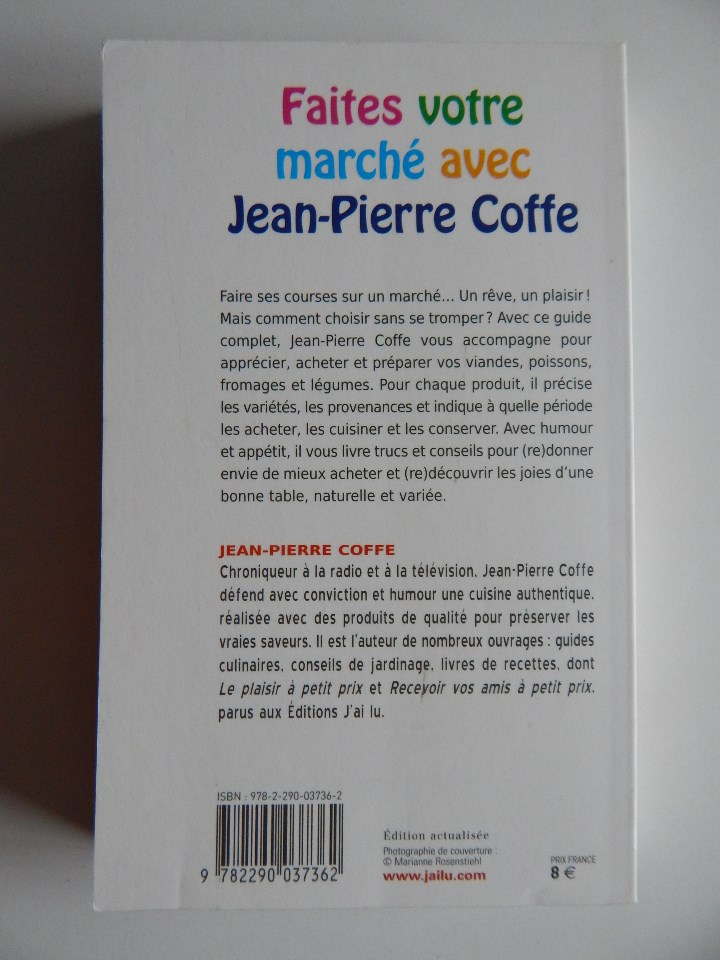 Libros: Faites votre march&eacute; avec Jean-Pierre Coffe - 2011 - Libro franc&eacute;s - Foto 2