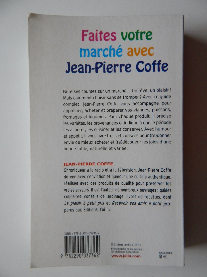 Libros: Faites votre march&eacute; avec Jean-Pierre Coffe - 2011 - Libro franc&eacute;s - Foto 2
