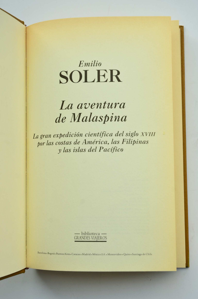 Libros: La aventura de Malaspina - SOLER, Emilio - Foto 3
