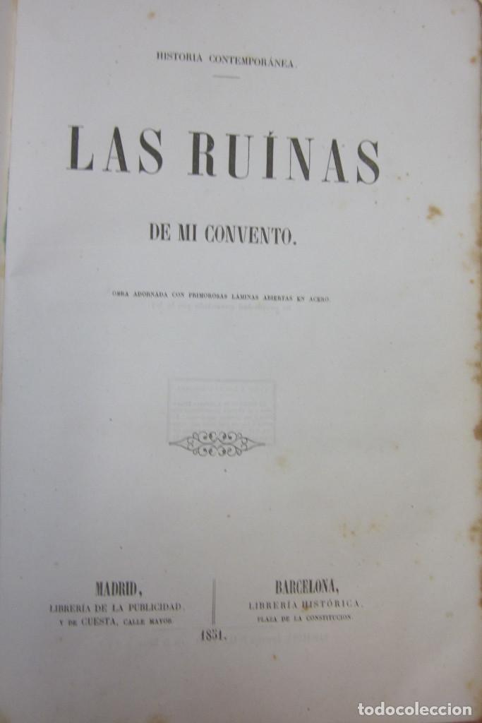 Libros: Las ruinas de mi convento - Foto 2