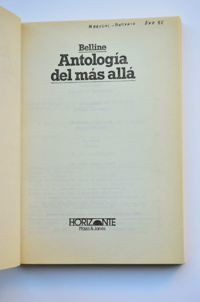 Libros: Antolog&iacute;a del m&aacute;s all&aacute; - BELLINE - Foto 2