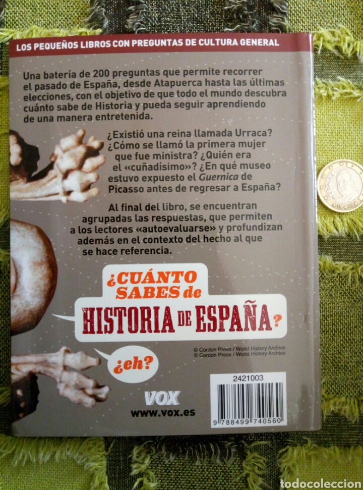 Libros: Cu&aacute;nto sabes de Historia de Espa&ntilde;a. VOX - Foto 2