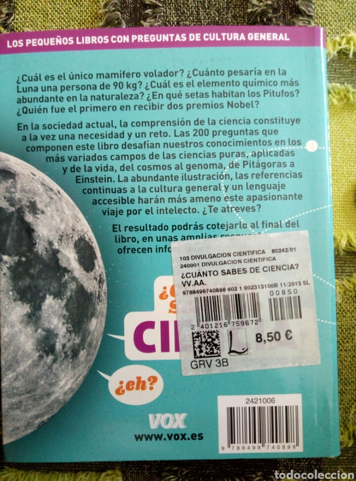 Libros: Cu&aacute;nto sabes de Ciencia - VOX - Foto 2