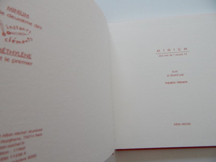 Libros: Minium R&ecirc;ve rare de 1 minute 12 - Fr&eacute;d&eacute;ric Cl&eacute;ment, 2000 - Libro franc&eacute;s - Foto 3