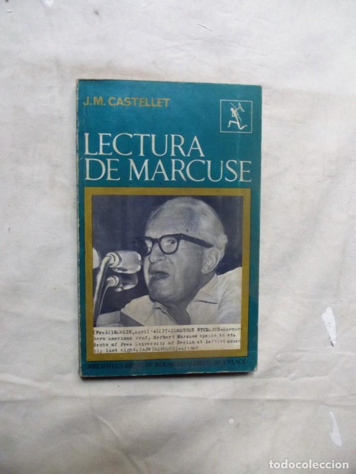 Libros: LECTURA DE MARCUSE DE J.M. CASTELLET - Foto 1