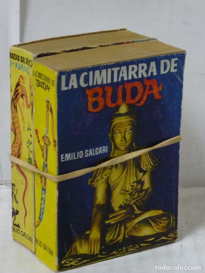 Libros: PIRATAS DEL RIO SI-KIANG/ LA CIMITARRA DE BUDA- 2 TOMOS - Salgari, Emilio - Foto 1