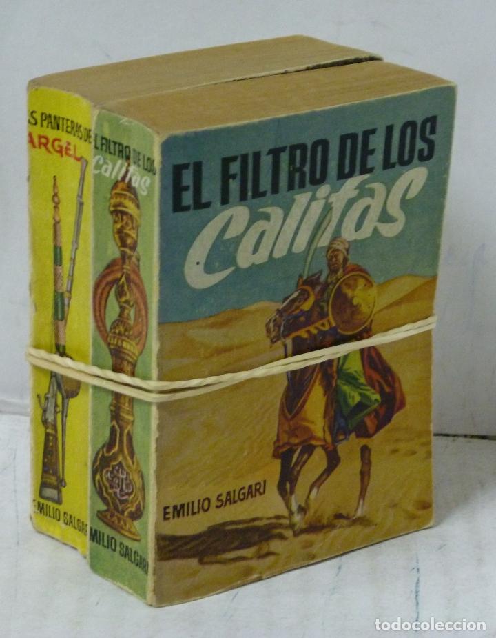 Libros: LAS PANTERAS DE ARGEL/ EL FILTRO DE LOS CALIFAS - Salgari, Emilio - Foto 1
