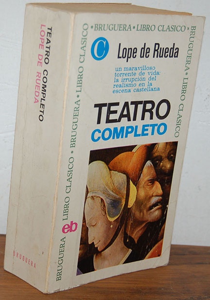 Libros: TEATRO COMPLETO - LOPE DE RUEDA - Foto 1