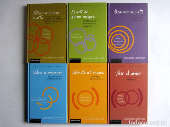 Libros: Taller emocional. Lote 6 libros. C&iacute;rculo de lectores 2009. Tapas duras. - Foto 1