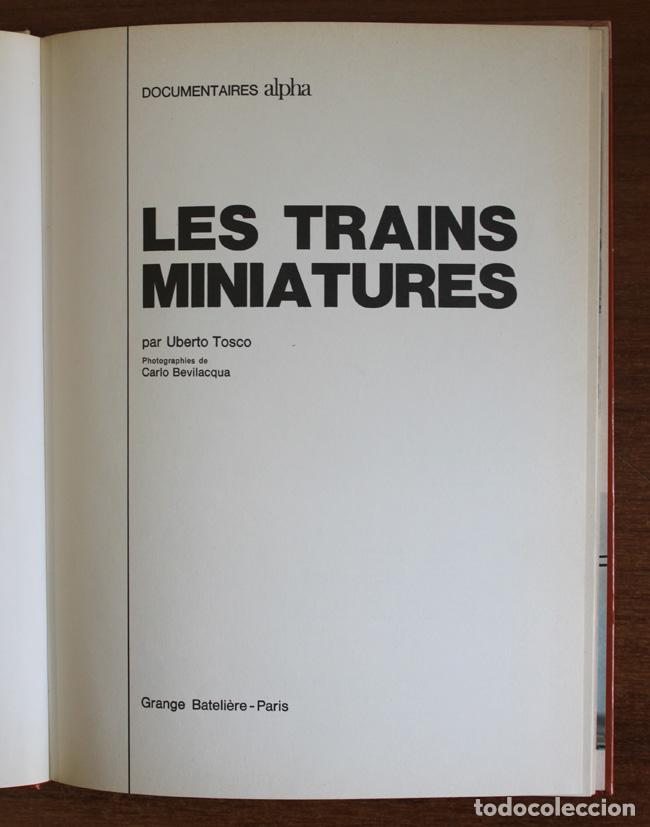 Libros: LES TRAINS MINIATURES. - TOSCO, Uberto. - Foto 2