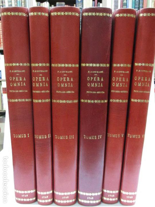 books: OPERA OMNIA PHYSICO-MEDICA. Denuo revisa, corecta & aucta,...HOFFMANN, Friedrich. 1748. 6 VOLS.