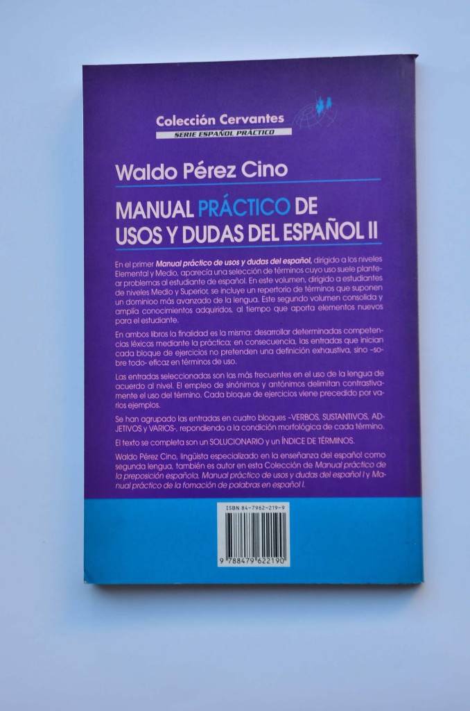 Libros: Manual pr&aacute;ctico de usos y dudas del espa&ntilde;ol II - P&Eacute;REZ CINCO, Waldo - Foto 4