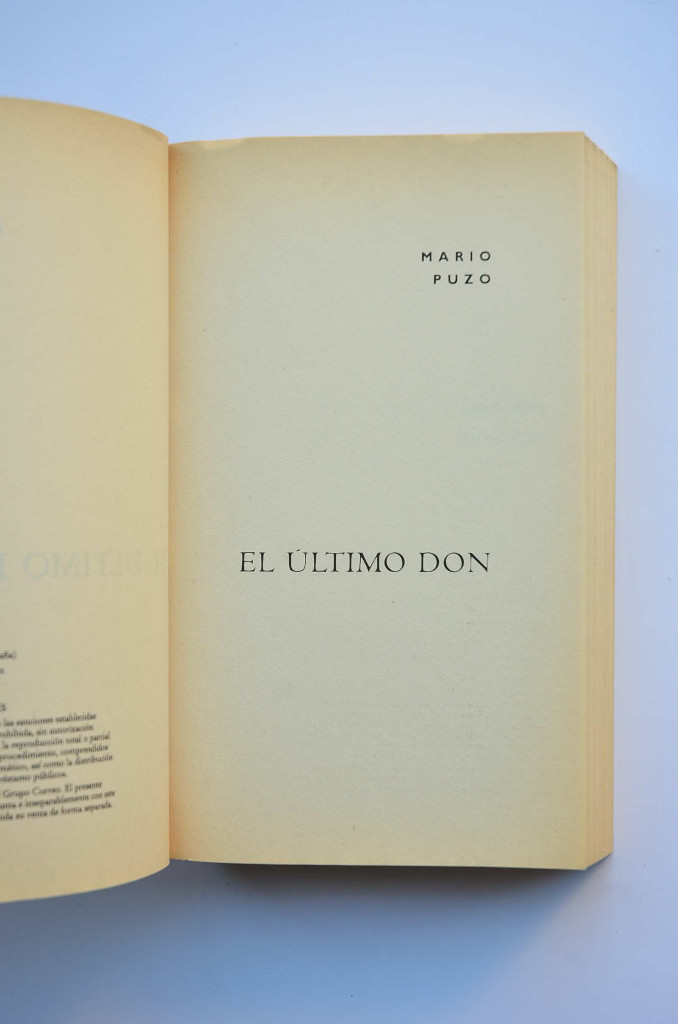 Libros: El &uacute;ltimo Don - PUZO, Mario - Foto 2