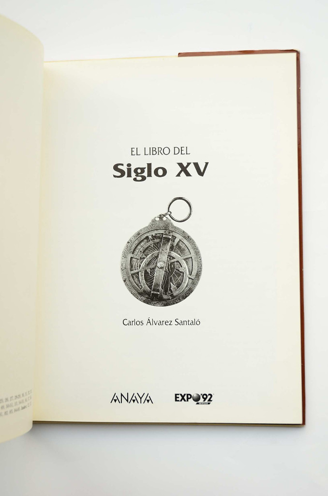 Libros: El libro del siglo XV - &Aacute;LVAREZ SANTAL&Oacute;, Carlos - Foto 2