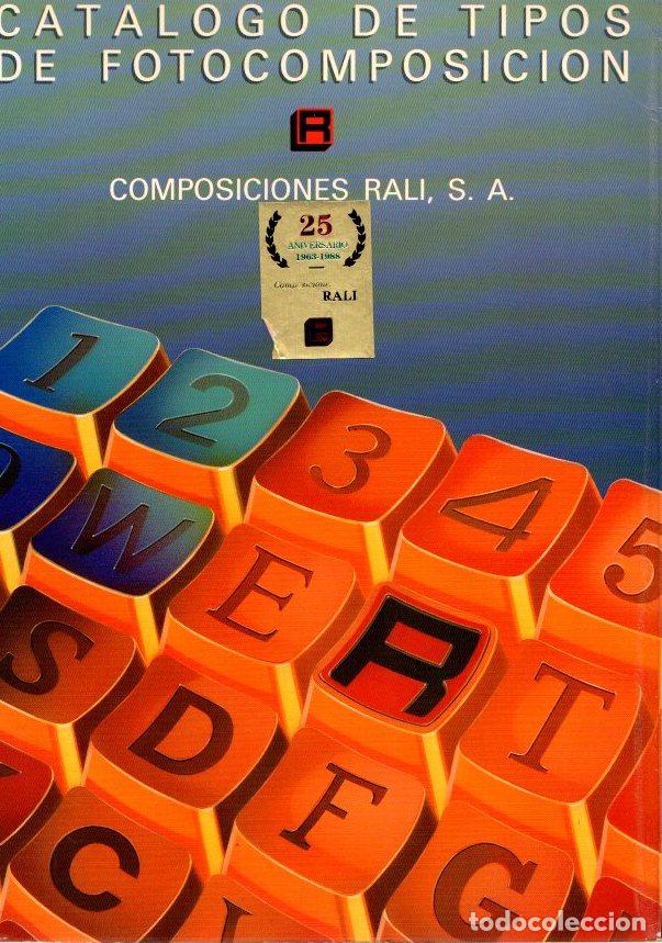 Cat&aacute;logo de tipos de fotocomposici&oacute;n - NO CONSTA AUTOR