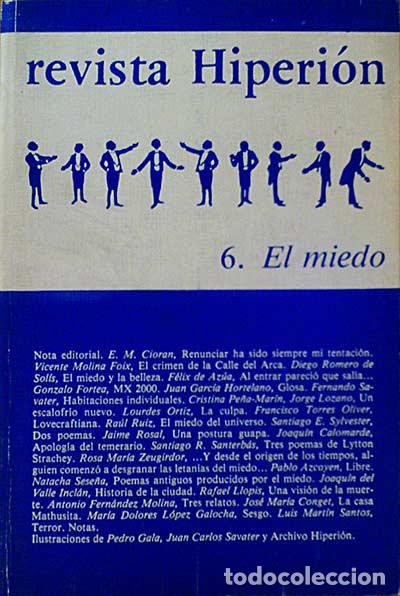 Libros: Revista Hiperi&oacute;n 6. El miedo - VV. AA. - Foto 1