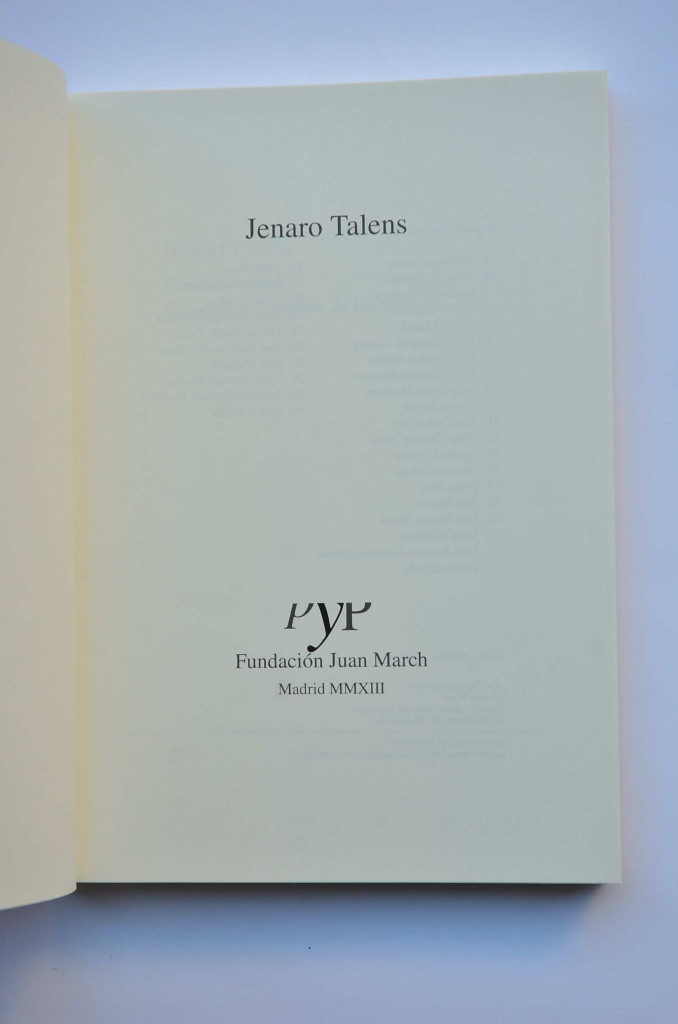 Libros: Jenaro Talens - TALENS, Jenaro - Foto 2
