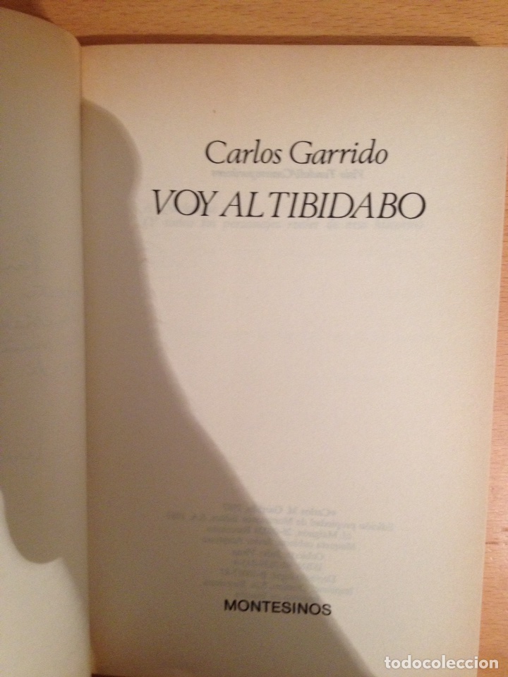 Libros: VOY AL TIBIDABO (CARLOS GARRIDO) - Foto 3