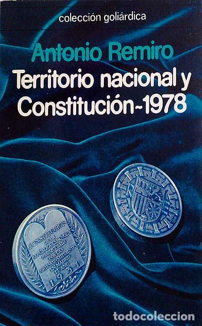 Libros: Territorio nacional y constituci&oacute;n 1978 - Antonio Remiro Brotons - Foto 1