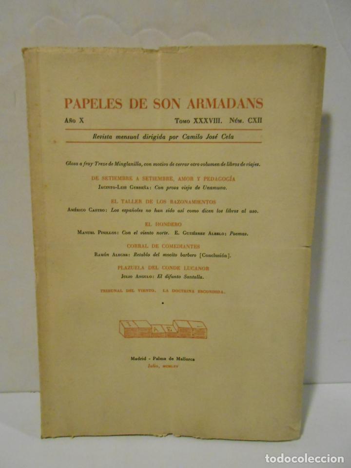 Libros: PAPELES DE SON ARMADANS.- - Papeles de Son Armadans. - Foto 1