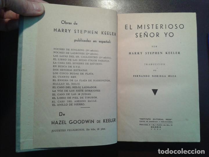 Libros: EL MISTERIOSO SE&Ntilde;OR YO. HARRY STEPHEN KEELER - Foto 3